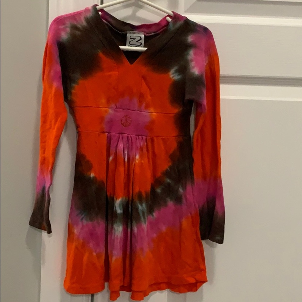 Kids beautiful designer Tie Dye dress
